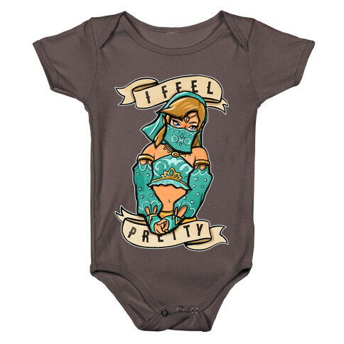 I Feel Pretty Gerudo Parody White Print Baby One-Piece