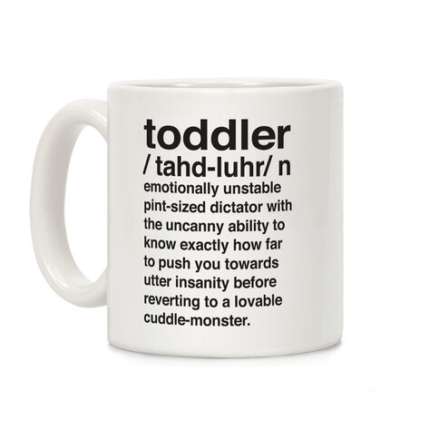 Toddler Definition Coffee Mug