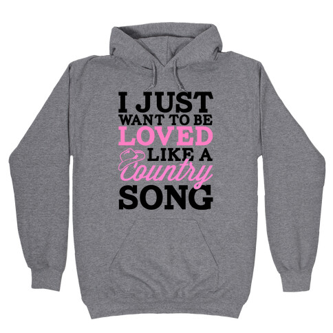 Country Song Love Hooded Sweatshirt