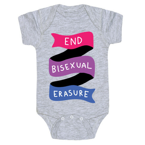 End Bisexual Erasure Baby One-Piece