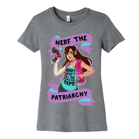Nerf The Patriarchy Parody Womens T-Shirt