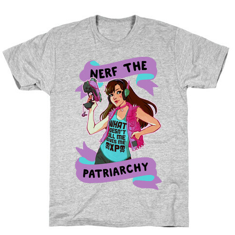 Nerf The Patriarchy Parody T-Shirt
