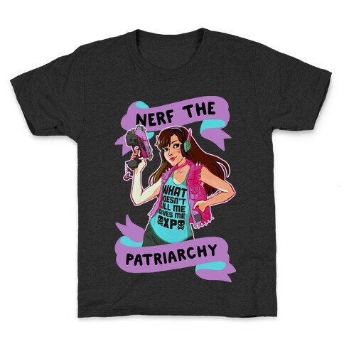 Nerf The Patriarchy Parody Kids T-Shirt