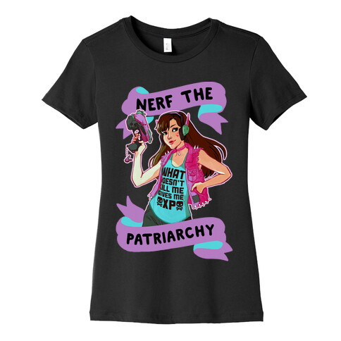 Nerf The Patriarchy Parody Womens T-Shirt