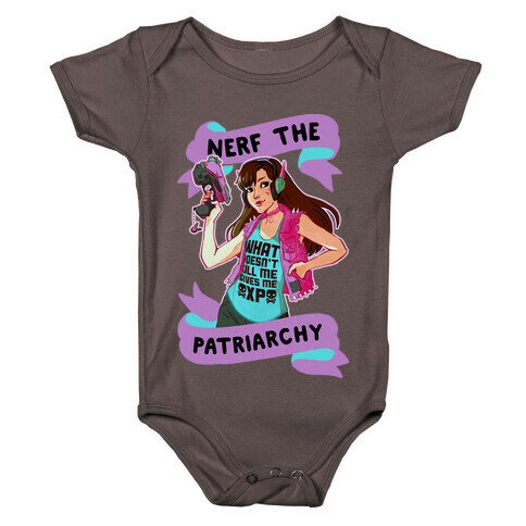 Nerf The Patriarchy Parody Baby One-Piece