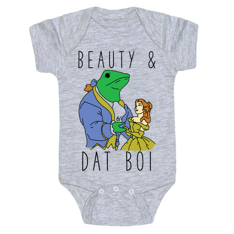 Beauty And Dat Boi Baby One-Piece