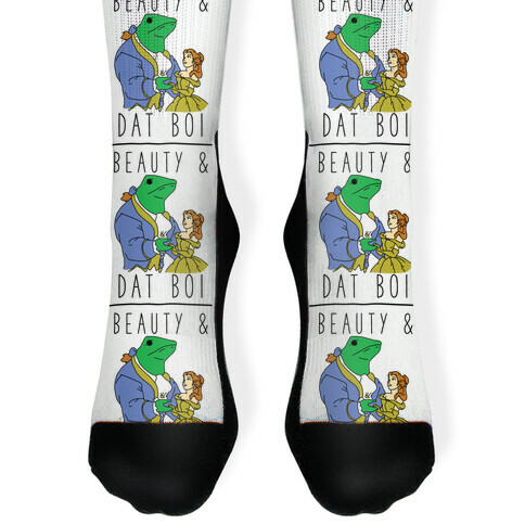 Beauty And Dat Boi Sock