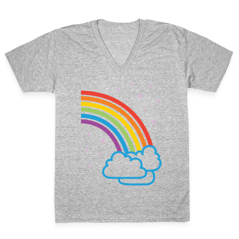 Rainbow Pair 2 V-Neck Tee Shirt