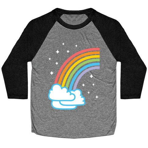 Rainbow Pair 1 (White) Baseball Tee