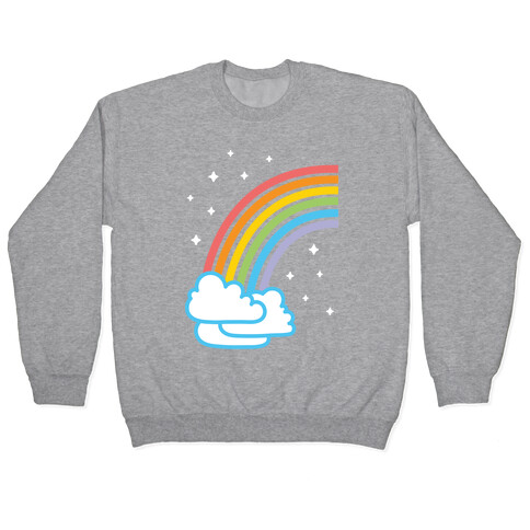 Rainbow Pair 1 (White) Pullover