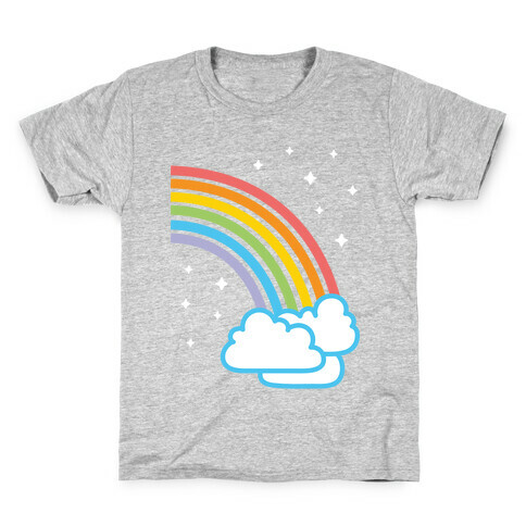 Rainbow Pair 2 (White) Kids T-Shirt