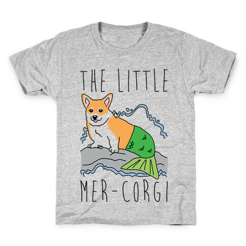 The Little Mer-Corgi Parody Kids T-Shirt