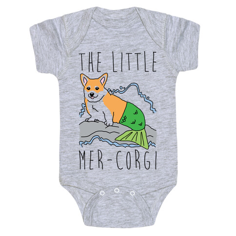 The Little Mer-Corgi Parody Baby One-Piece