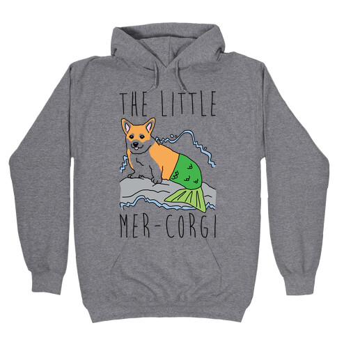 The Little Mer-Corgi Parody Hooded Sweatshirt