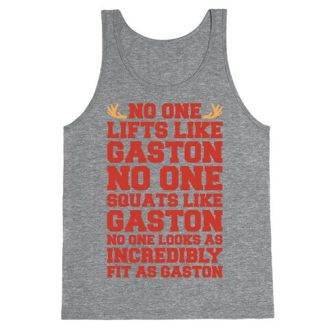 No One Lifts Like Gaston Parody Tank Top