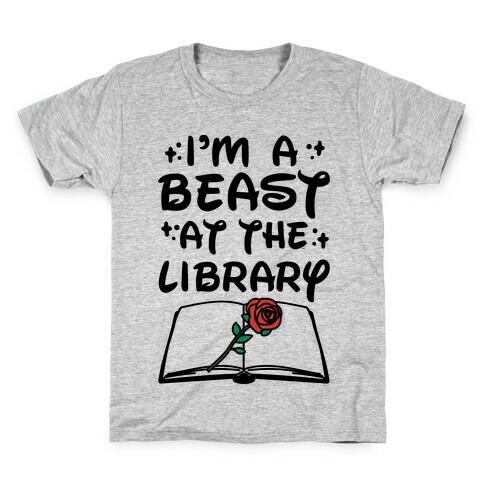 I'm A Beast At The Library Parody Kids T-Shirt
