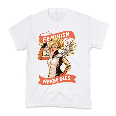 Feminism Never Dies Mercy Parody Kids T-Shirt