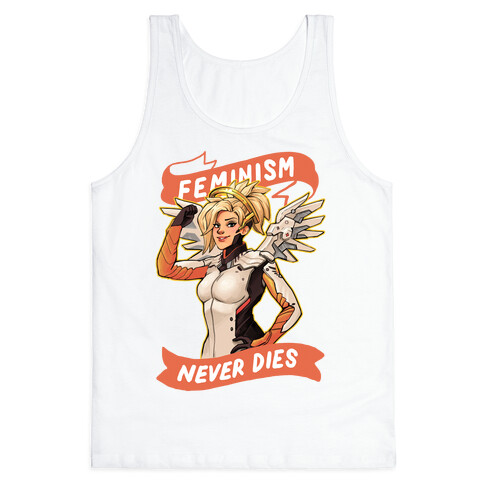 Feminism Never Dies Mercy Parody Tank Top