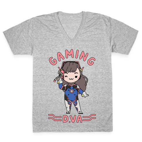 Gaming D.Va V-Neck Tee Shirt