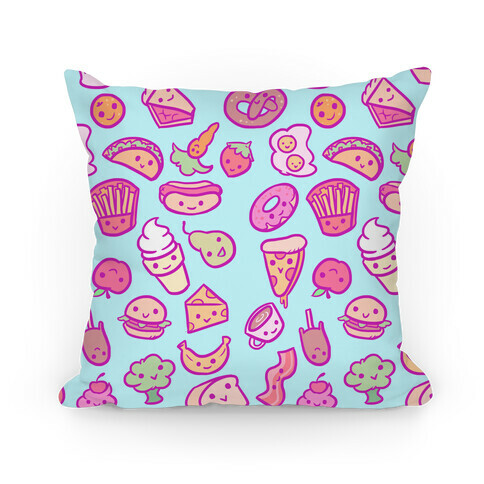 Cute Foods Pillow