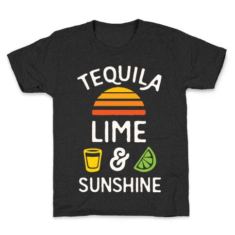 Tequila Lime And Sunshine Kids T-Shirt