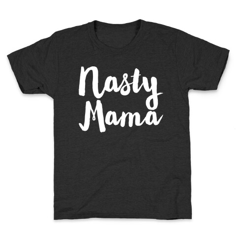 Nasty Mama White Print Kids T-Shirt