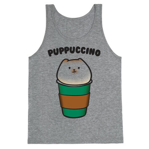 Puppuccino Parody Tank Top