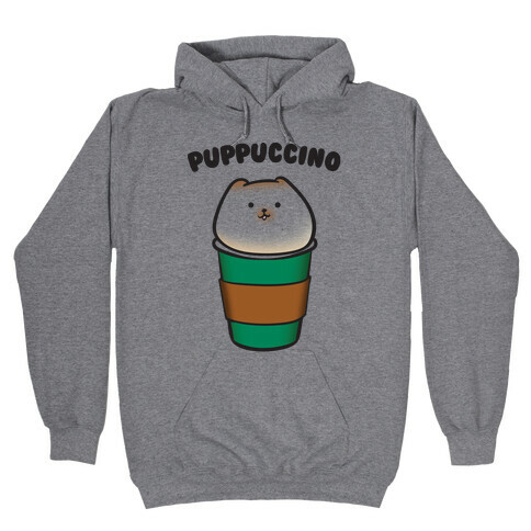 Puppuccino Parody Hooded Sweatshirt