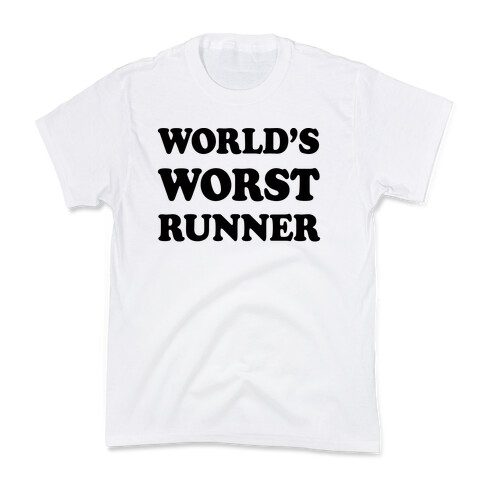 World's Worst Runner Kids T-Shirt