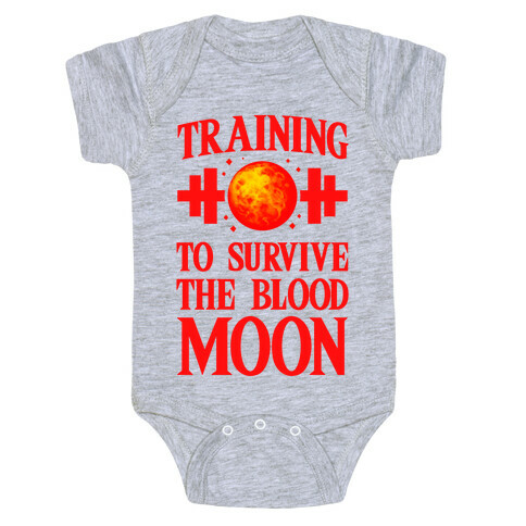 Training to Survive the Blood Moon Baby One-Piece