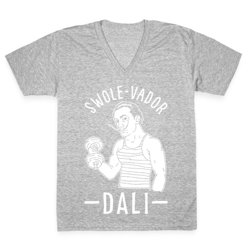 Swole-vador Dali V-Neck Tee Shirt