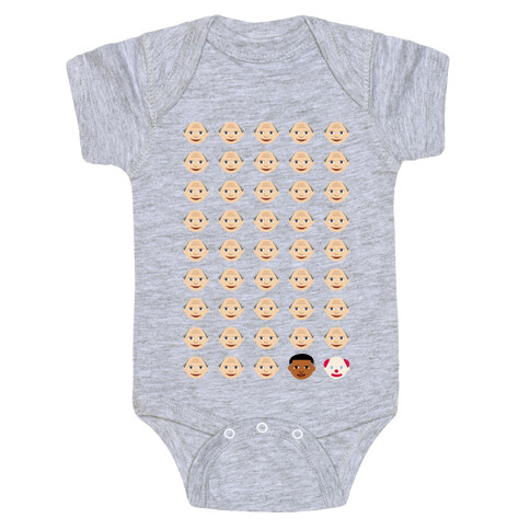 American President Explained by Emojis Baby One-Piece