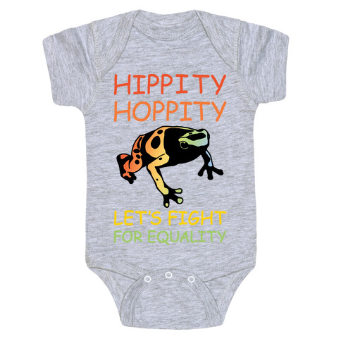 Hippity Hoppity Let's Fight For Equality Baby One-Piece