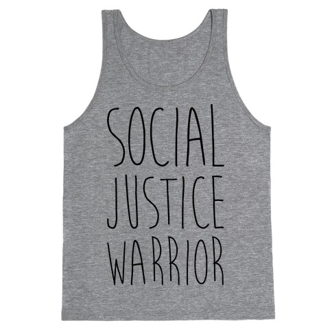 Social Justice Warrior Tank Top