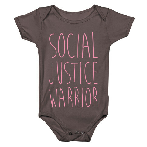 Social Justice Warrior Baby One-Piece