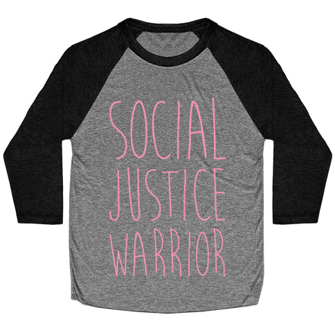 Social Justice Warrior Baseball Tee