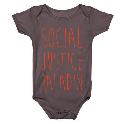 Social Justice Paladin Baby One-Piece