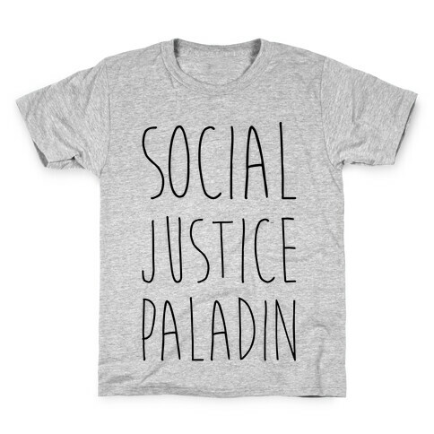 Social Justice Paladin Kids T-Shirt