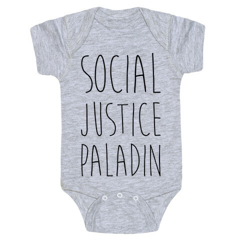 Social Justice Paladin Baby One-Piece