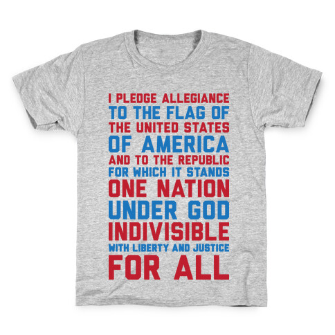 Pledge Of Allegiance  Kids T-Shirt