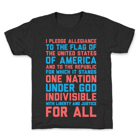 Pledge Of Allegiance  Kids T-Shirt