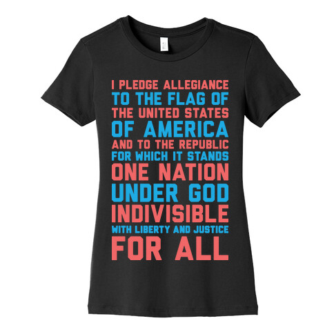 Pledge Of Allegiance  Womens T-Shirt