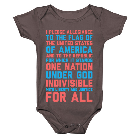 Pledge Of Allegiance  Baby One-Piece