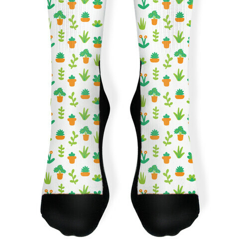 Cute Plant Pattern Sock