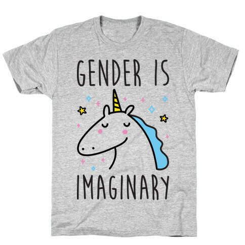 Gender Is Imaginary Unicorn T-Shirt