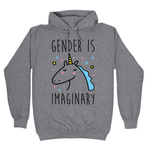 Gender Is Imaginary Unicorn Hooded Sweatshirt