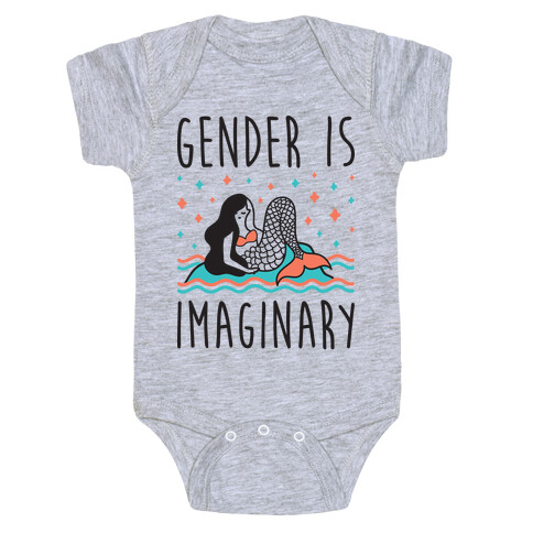 Gender Is Imaginary Mermaid Baby One-Piece