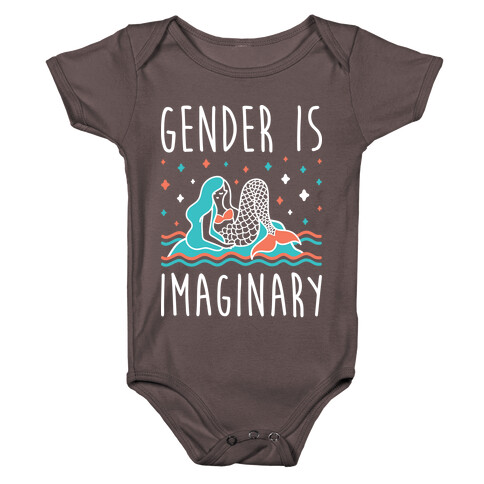 Gender Is Imaginary Mermaid Baby One-Piece