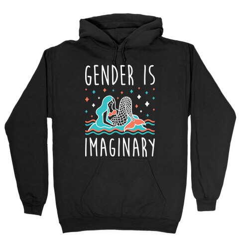 Gender Is Imaginary Mermaid Hooded Sweatshirt