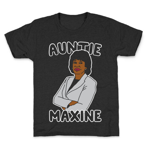 Auntie Maxine White Print Kids T-Shirt